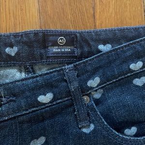 AG anthropology heart jeans